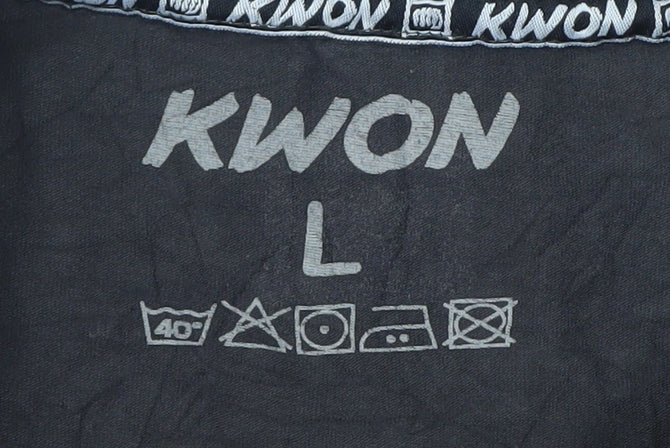 KWON Men’s Black Taekwondo Spirit Graphic T-Shirt Size L