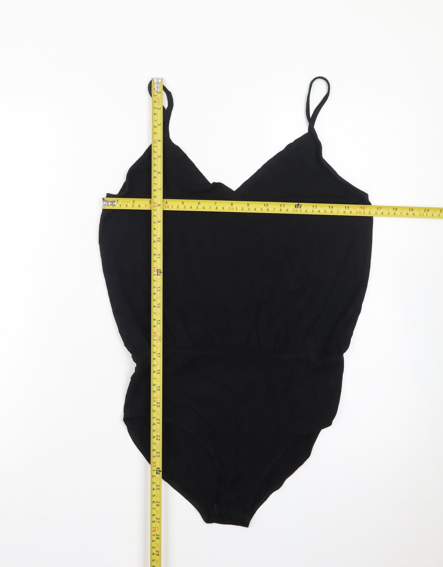 Miss Selfridge Women’s Black Size 10 Camisole Bodysuit
