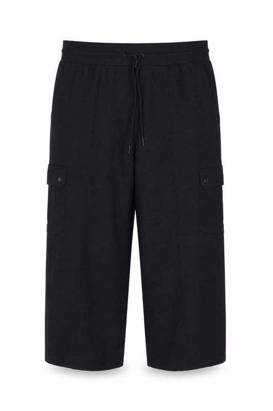 Marks and Spencer Women Black Size 20 Short Cargo Trousers