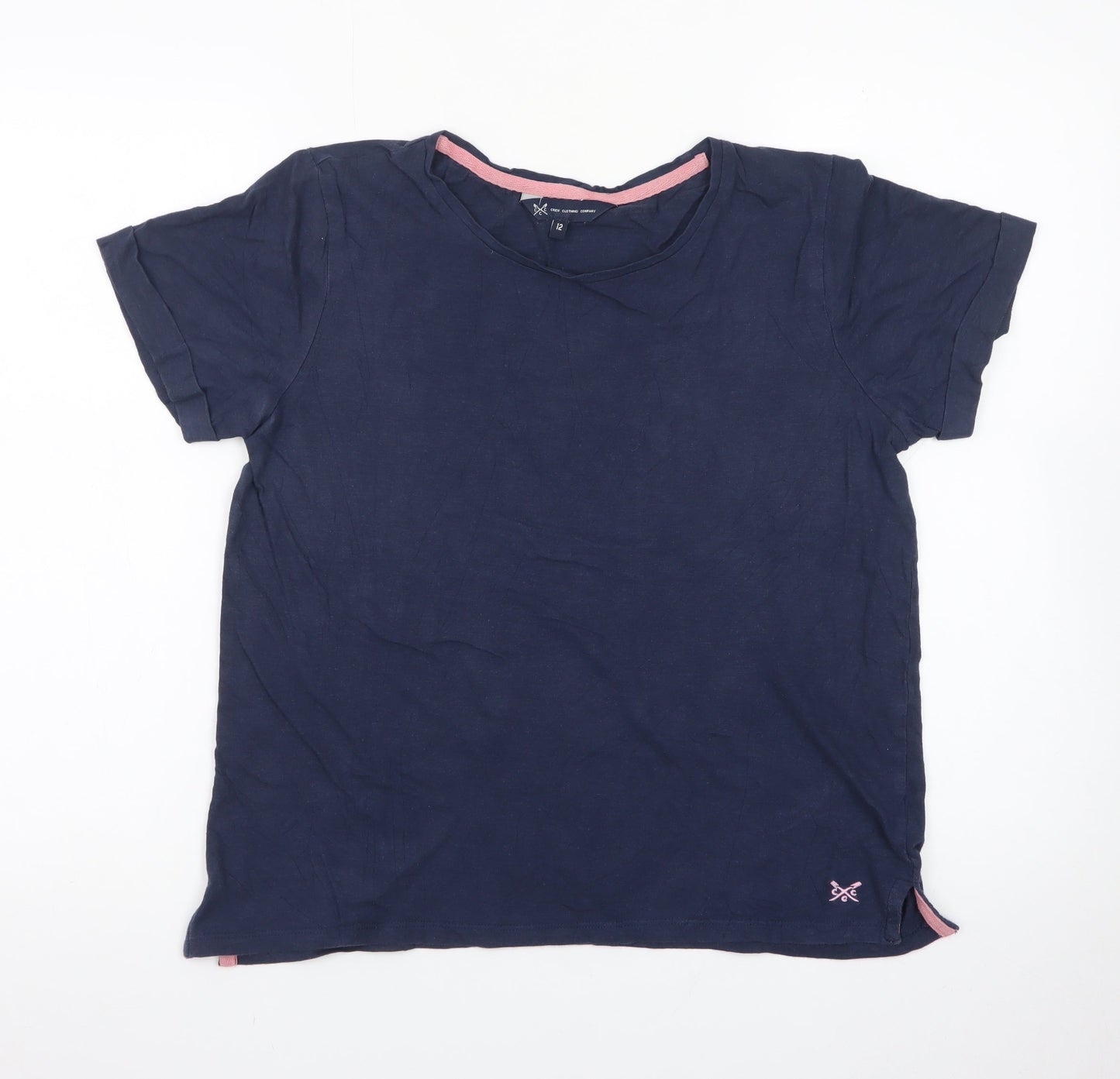 Crew Clothing Company Women’s Blue Cotton T-Shirt Size 12