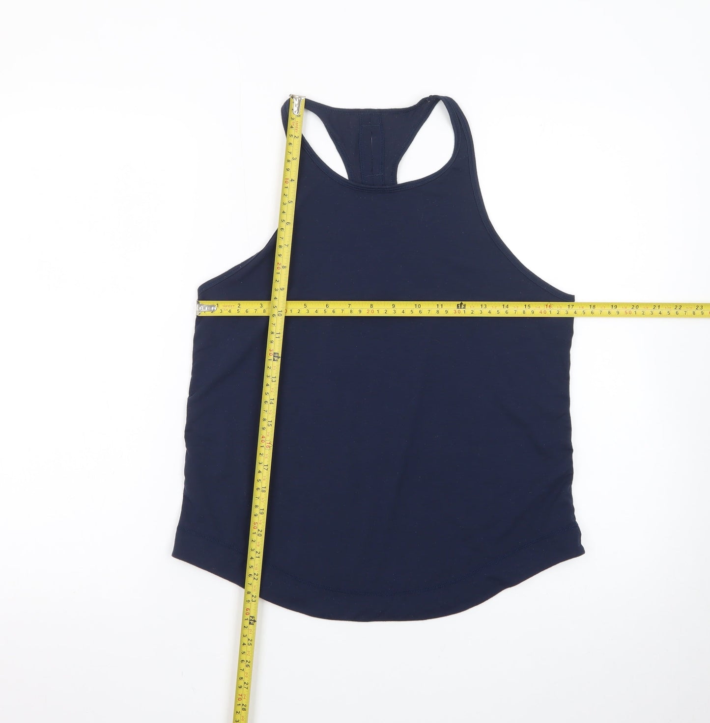 Sweaty Betty Womens Blue Racerback Slim Fit Tank Top Size S