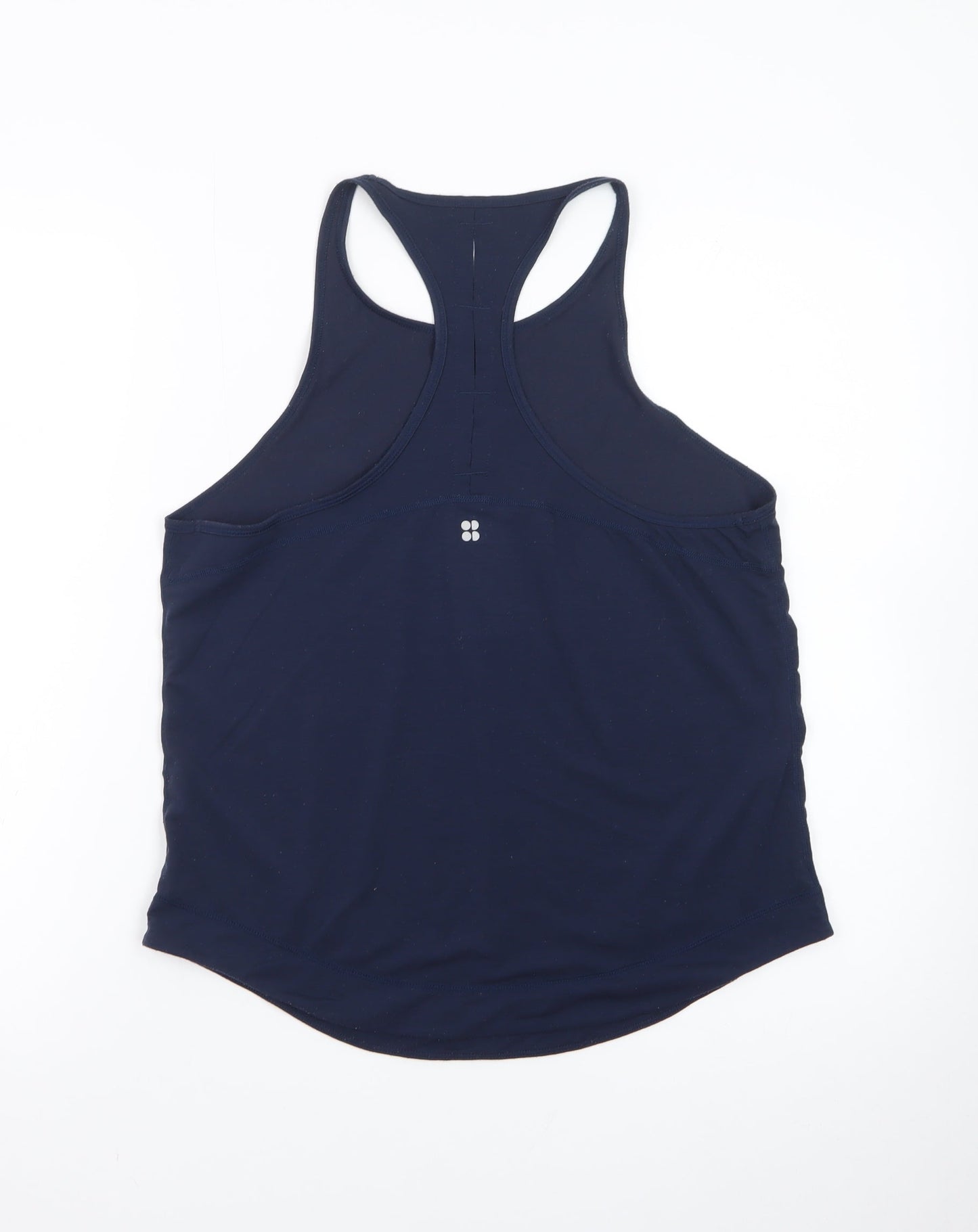 Sweaty Betty Womens Blue Racerback Slim Fit Tank Top Size S