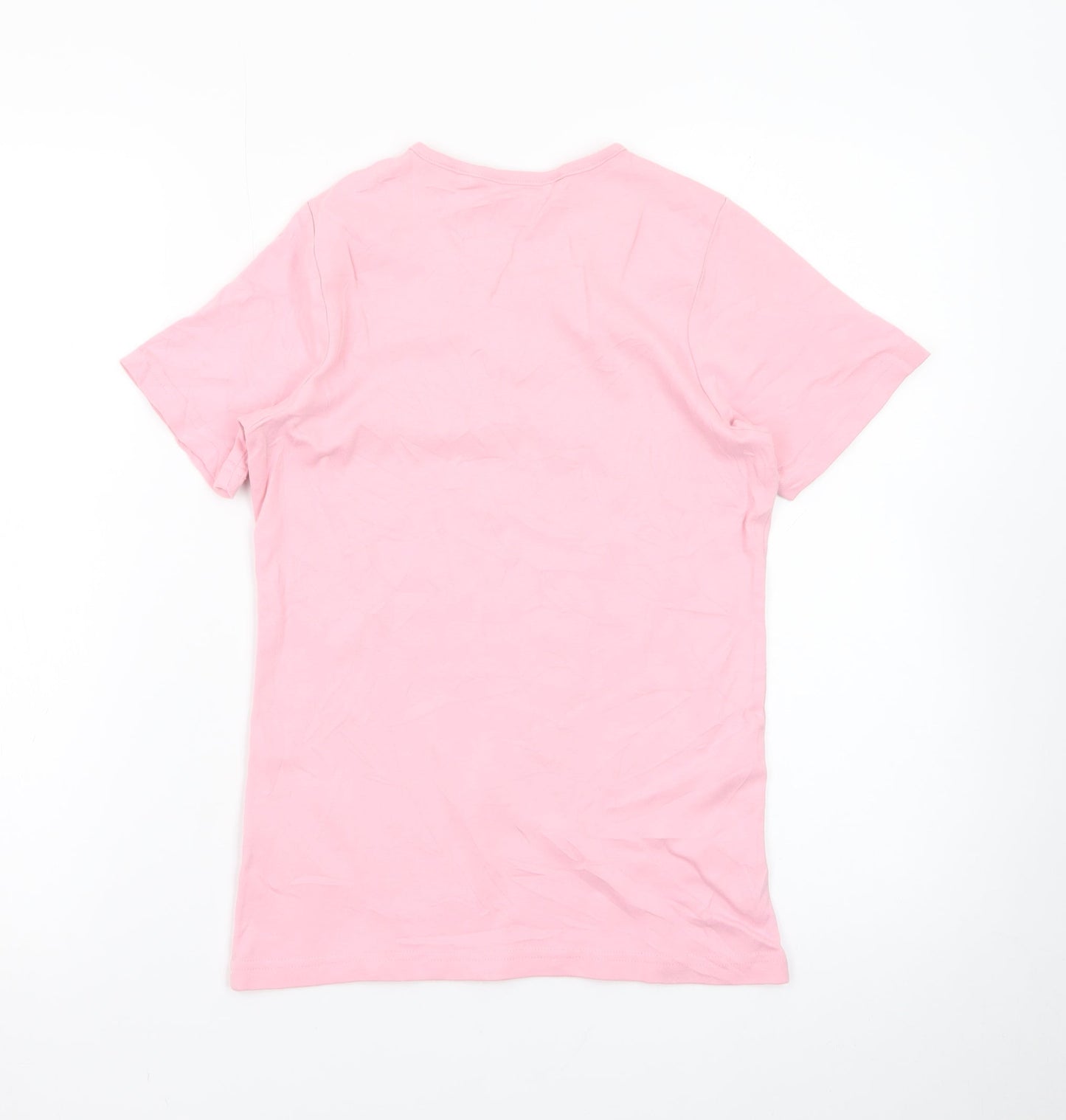 ISLE Essentials Women's Pink XS Keyhole Neck Jersey T-Shirt
