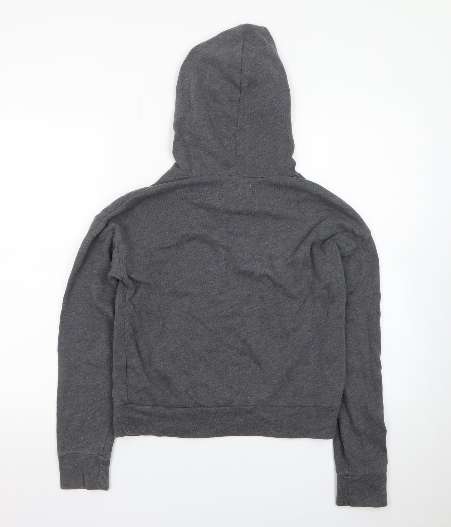 Hollister Women Grey XS Pullover Hoodie with Graphic Print