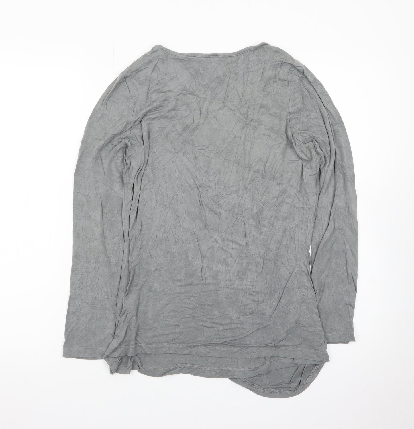 Mothers en Vogue Women Grey Maternity Tunic Blouse Size M
