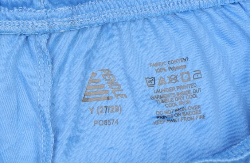 Penole Boys Blue Athletic Polyester Sports Shorts Size 10 Years