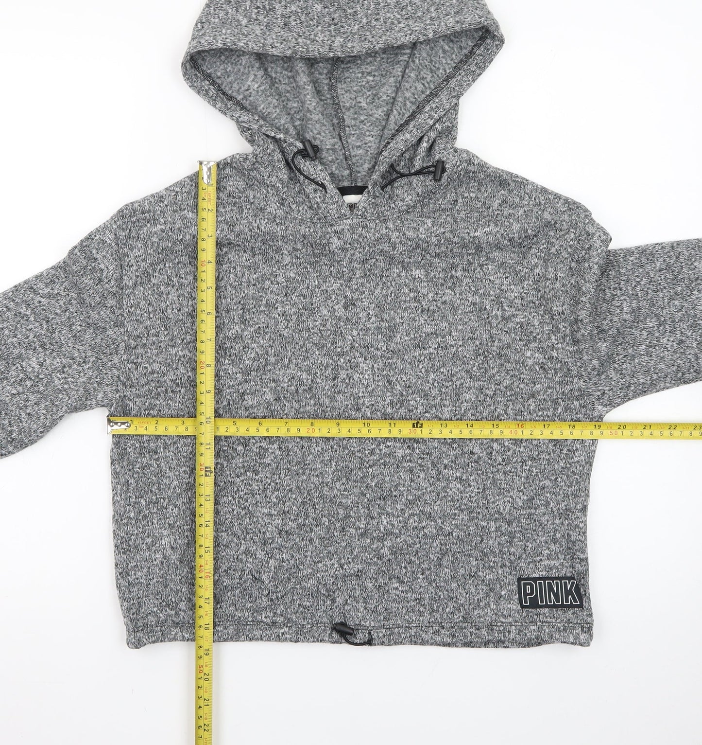 Victoria's Secret PINK Womens Grey XS Pullover Hoodie