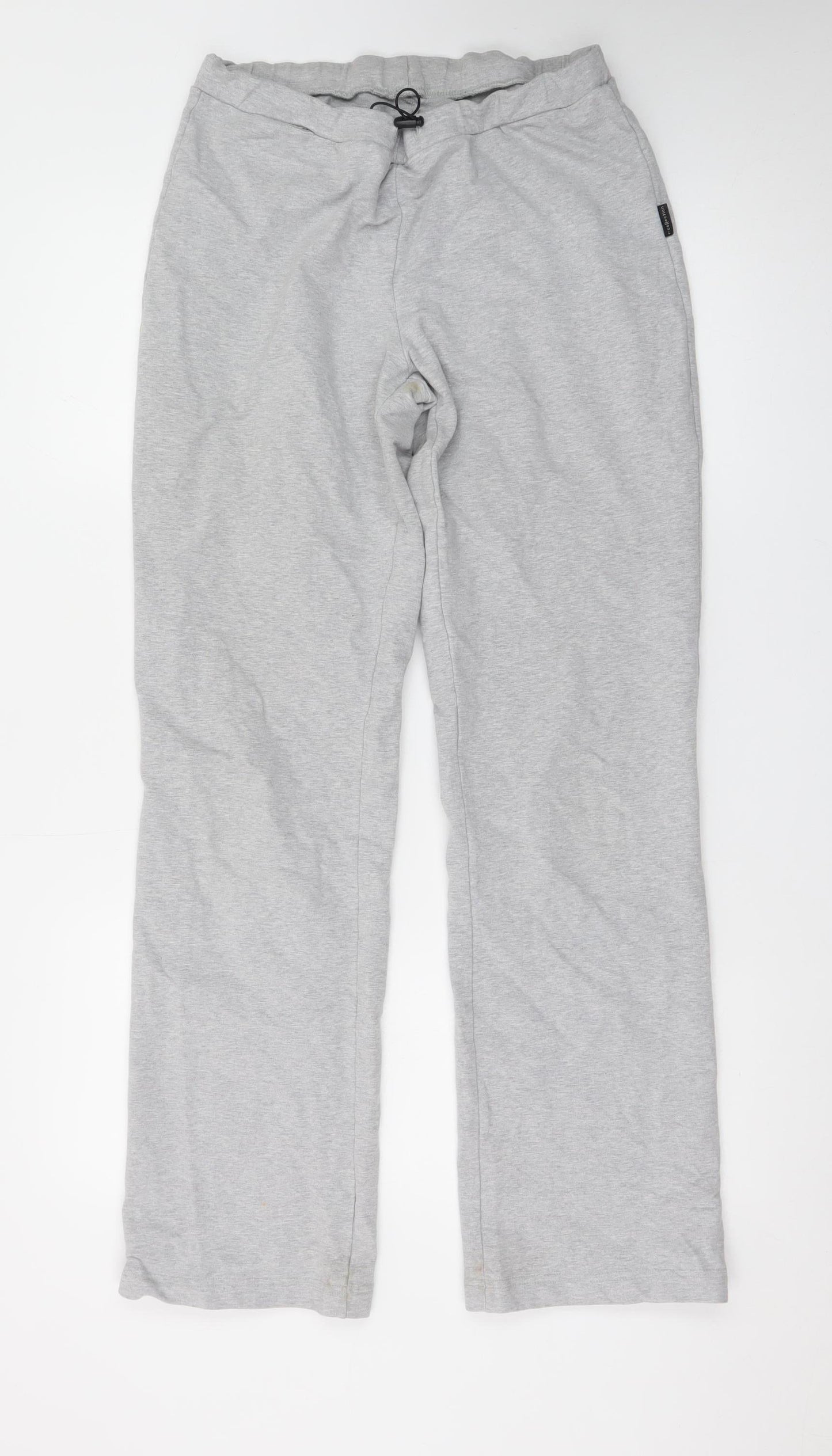 R-Collection Women's Grey Jogger Trousers Size M Cotton Blend
