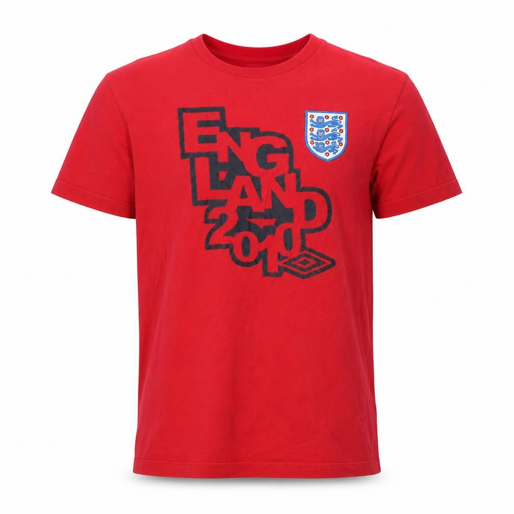 Umbro Men's Red England 2010 Graphic T-Shirt Size S