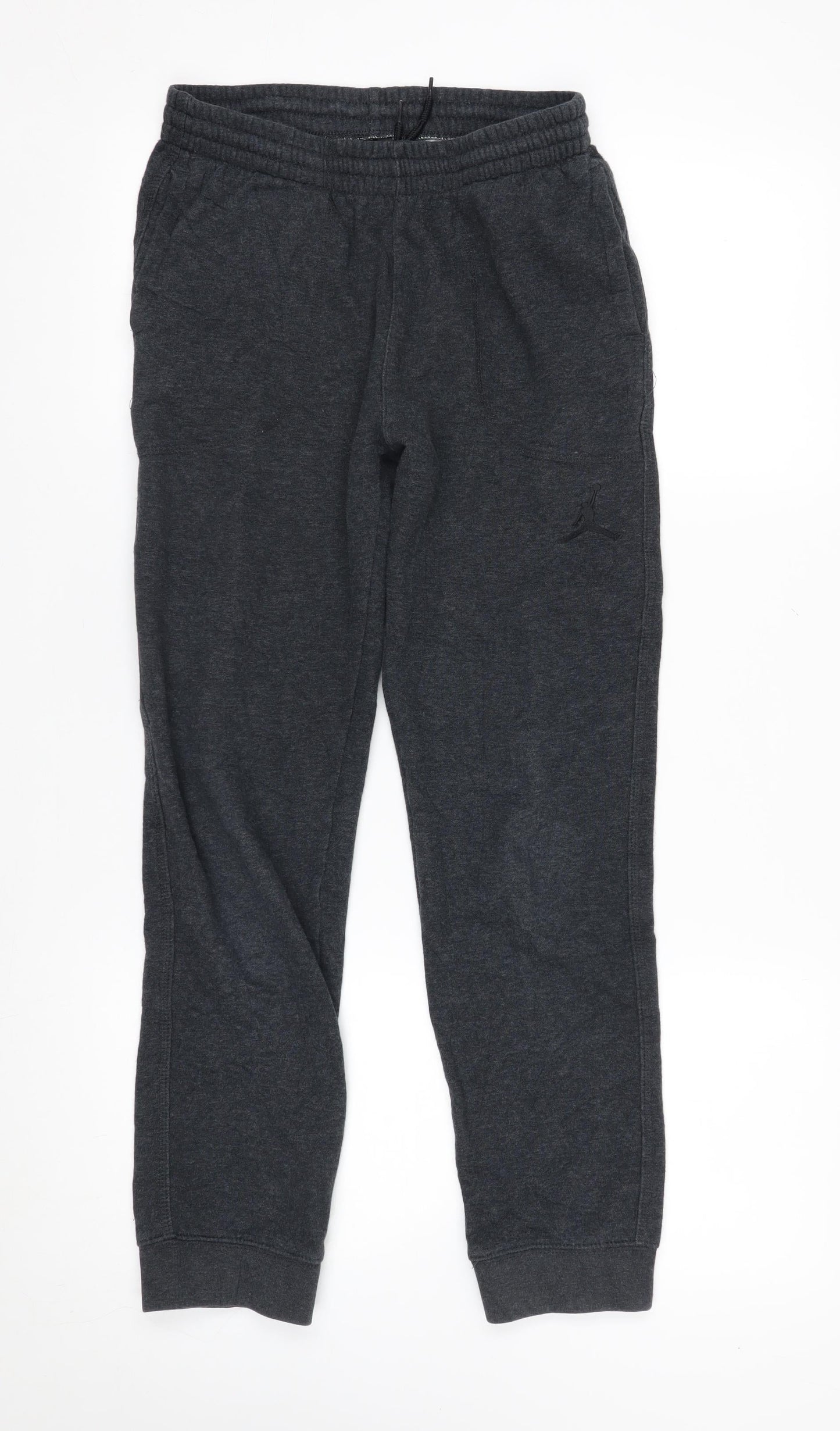 Jordan Boys Grey 12-13 Years Jogger Sweatpants Activewear Trousers