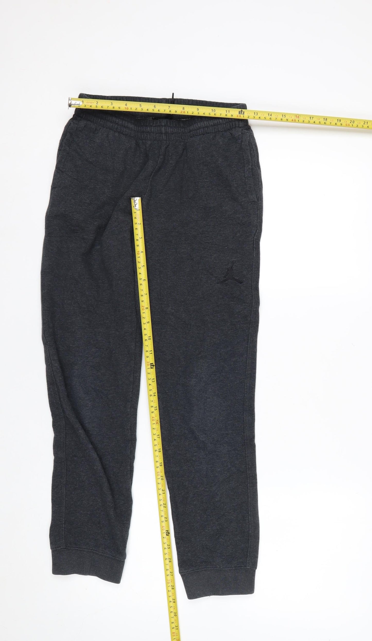 Jordan Boys Grey 12-13 Years Jogger Sweatpants Activewear Trousers