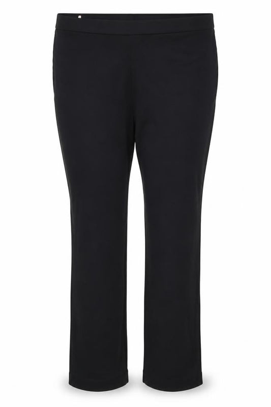 Marks and Spencer Women’s Black Regular Straight Leg Plus Size 24 Trousers