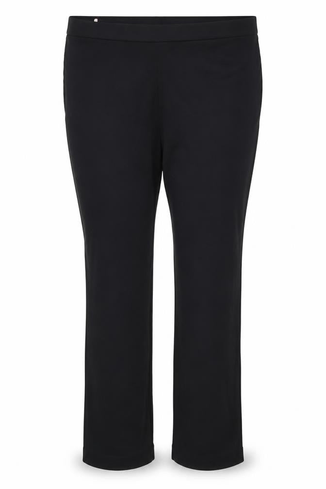 Marks and Spencer Women’s Black Regular Straight Leg Plus Size 24 Trousers