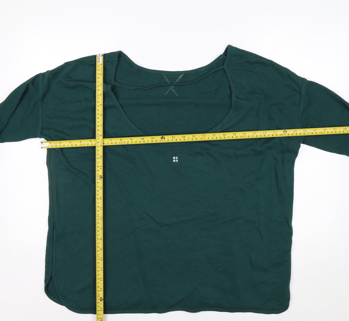 Sweaty Betty Women Green XL Pullover Sweatshirt Long Sleeve Relaxed Fit