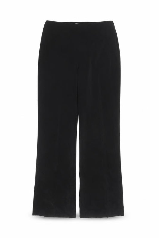 Wallis Women Black Size 12 Wide-Leg Classic Trousers