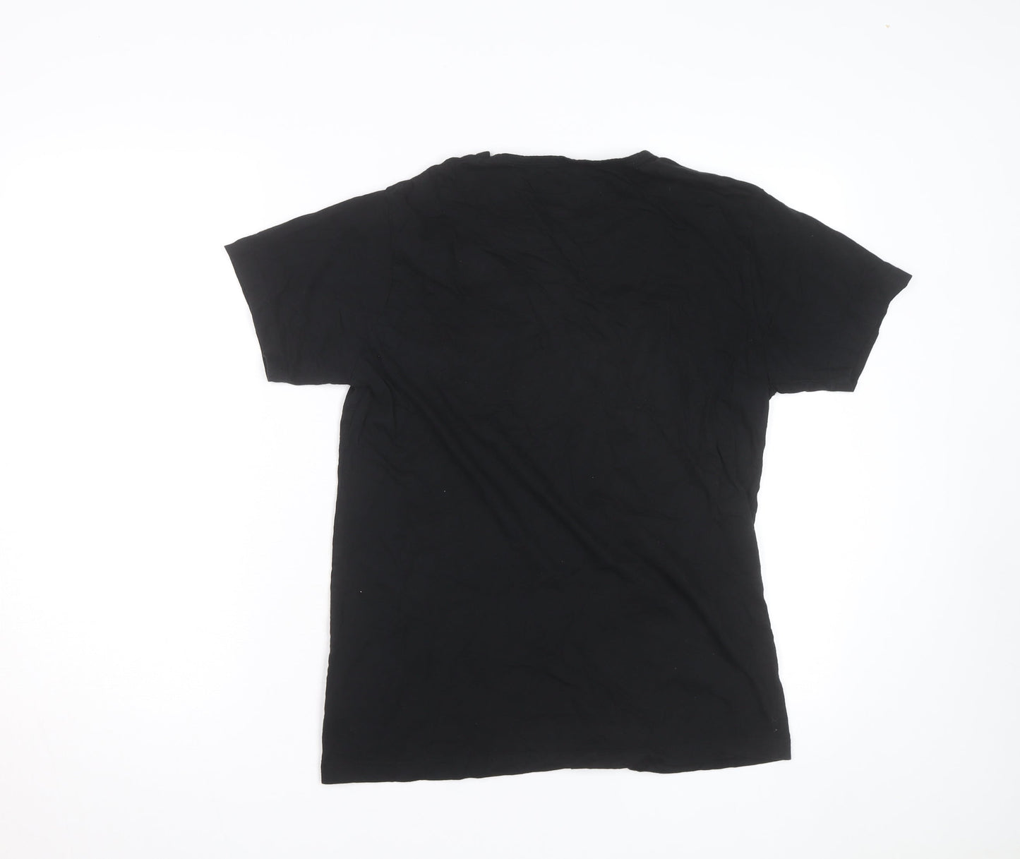Lyle & Scott Men's Black Crew Neck Regular Fit Cotton T-Shirt M