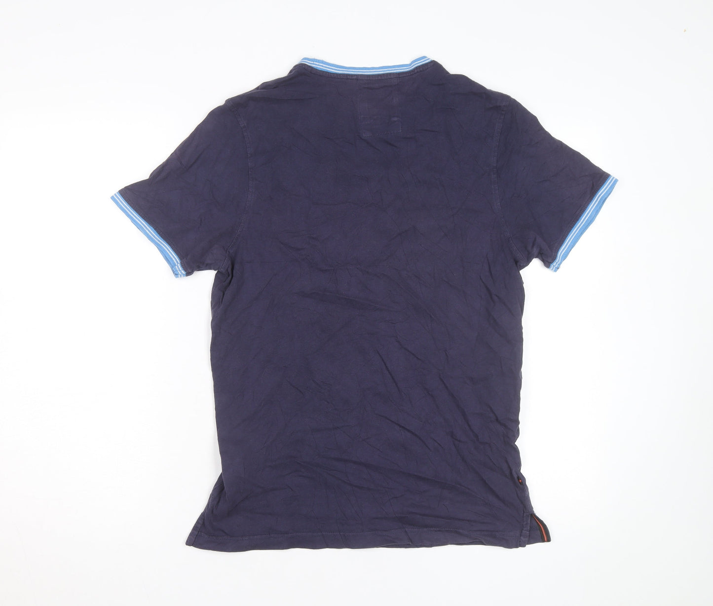 Luke 1977 Men's Blue Crew Neck Cotton T-Shirt Size M