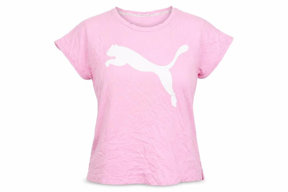 Puma Women's Pink Basic Sports T-Shirt Size 10