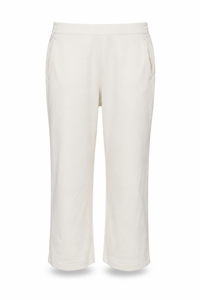 Marks and Spencer Women Beige Regular Cropped Jogger Trousers Size 12