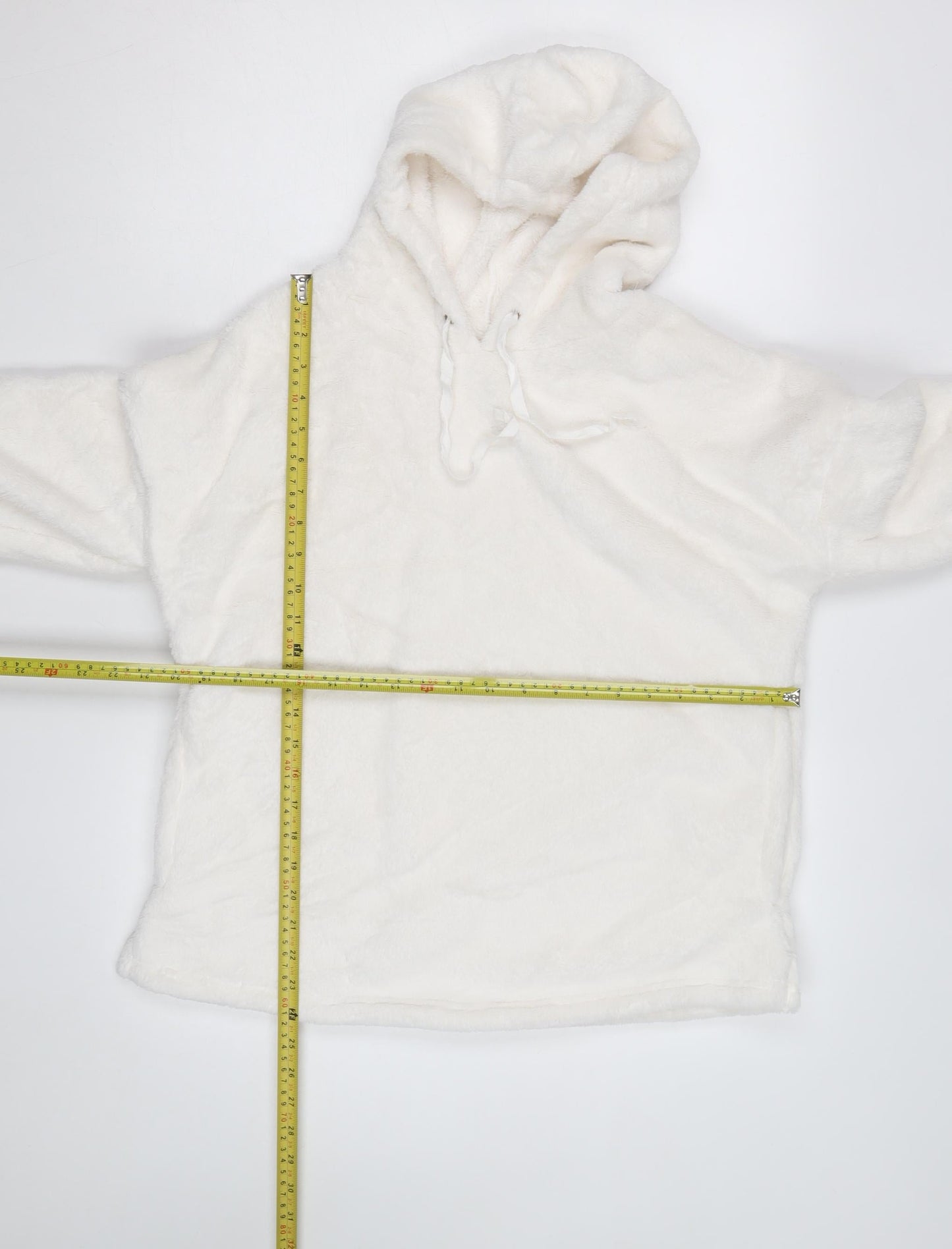 The Lounge Edit Women White Size 12 Pullover Fleece Hoodie