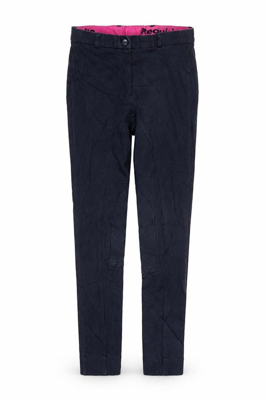 Requisite Womens Navy Blue Size 8 Riding Breeches Stretch Cotton