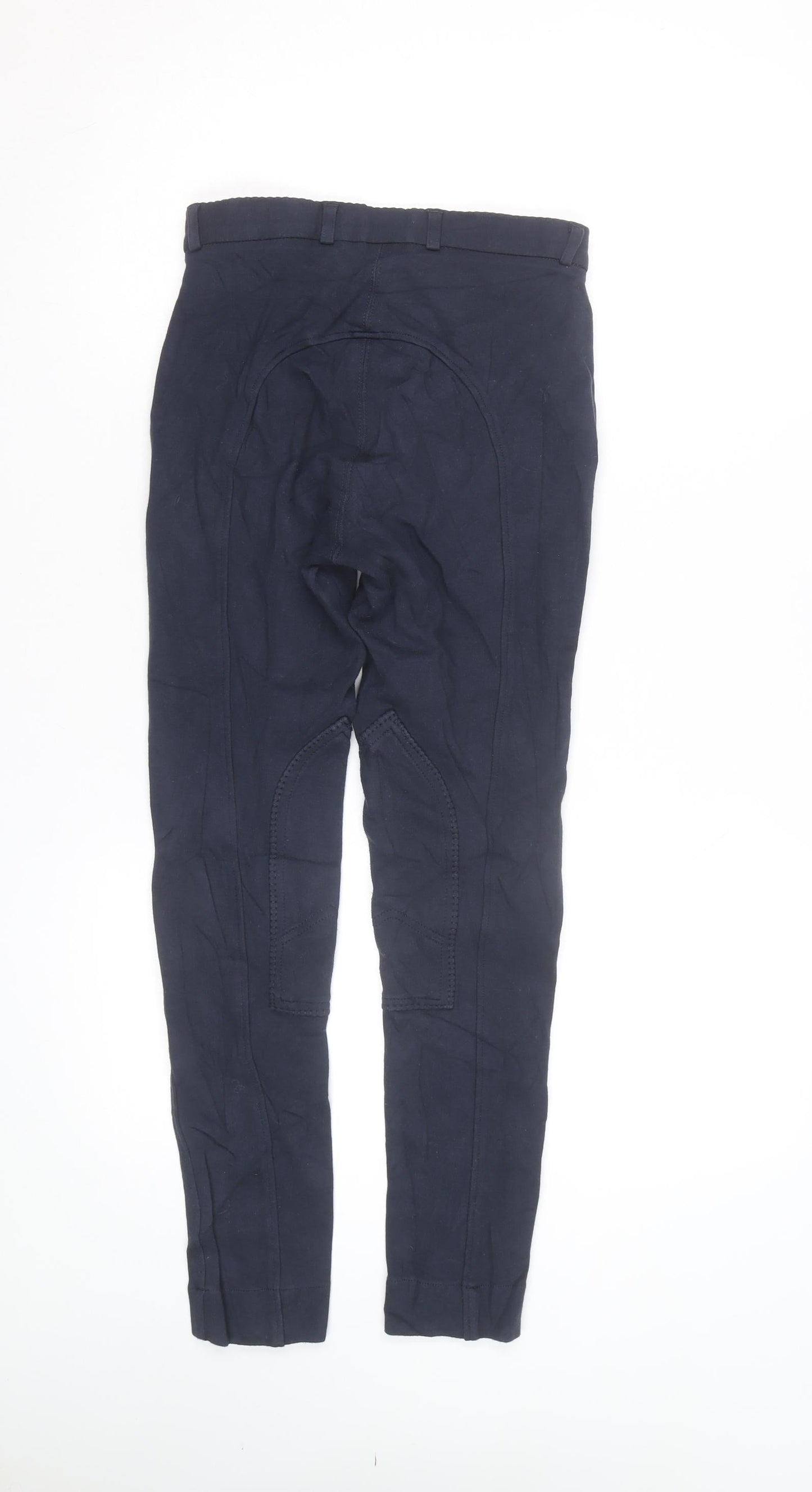 Requisite Womens Navy Blue Size 8 Riding Breeches Stretch Cotton