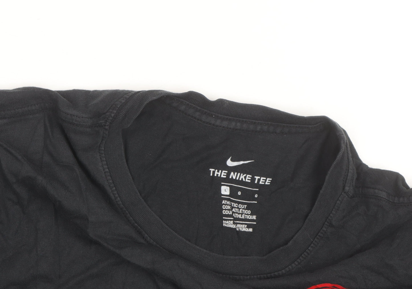 Nike Men's Black FFBB Jumpman Graphic T-Shirt Size L