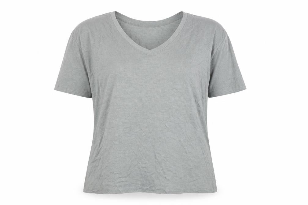 Roxy Womens Green V-Neck Short Sleeve Basic T-Shirt M