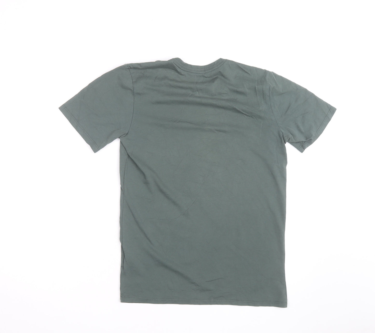 Nike Men's Green Dri-FIT Athletic Cut Short Sleeve Sports T-Shirt S