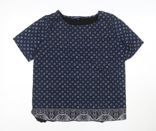 Prewornwholesale purple cropped slim fit active T-shirt with short sleeves and a high neckline.