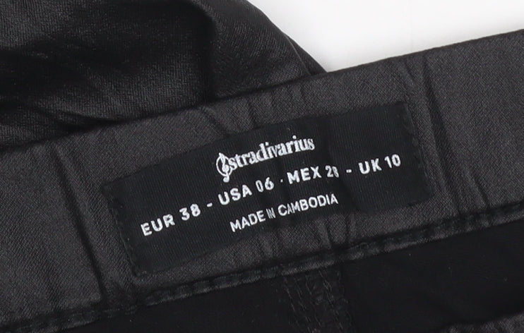 Stradivarius Womens Black Skinny Jeans Size 10 Slim Fit