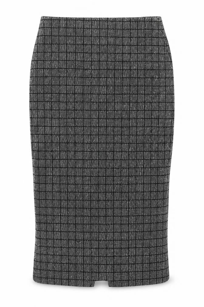 Cara & Co London Women's Black Check Sheath Dress Size 10