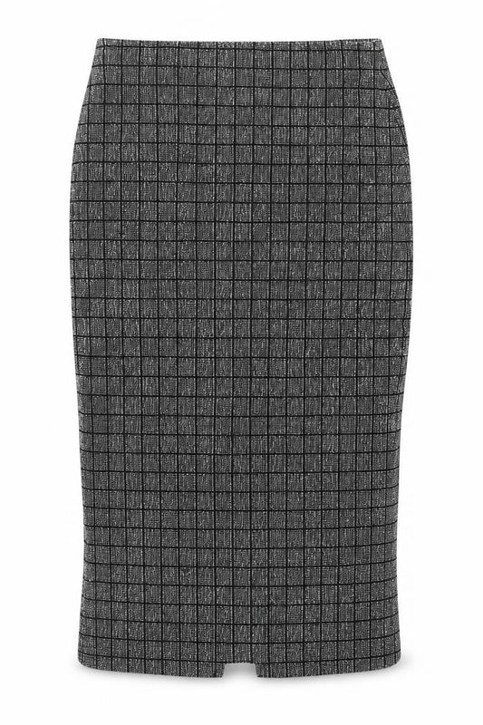 Cara & Co London Women's Black Check Sheath Dress Size 10