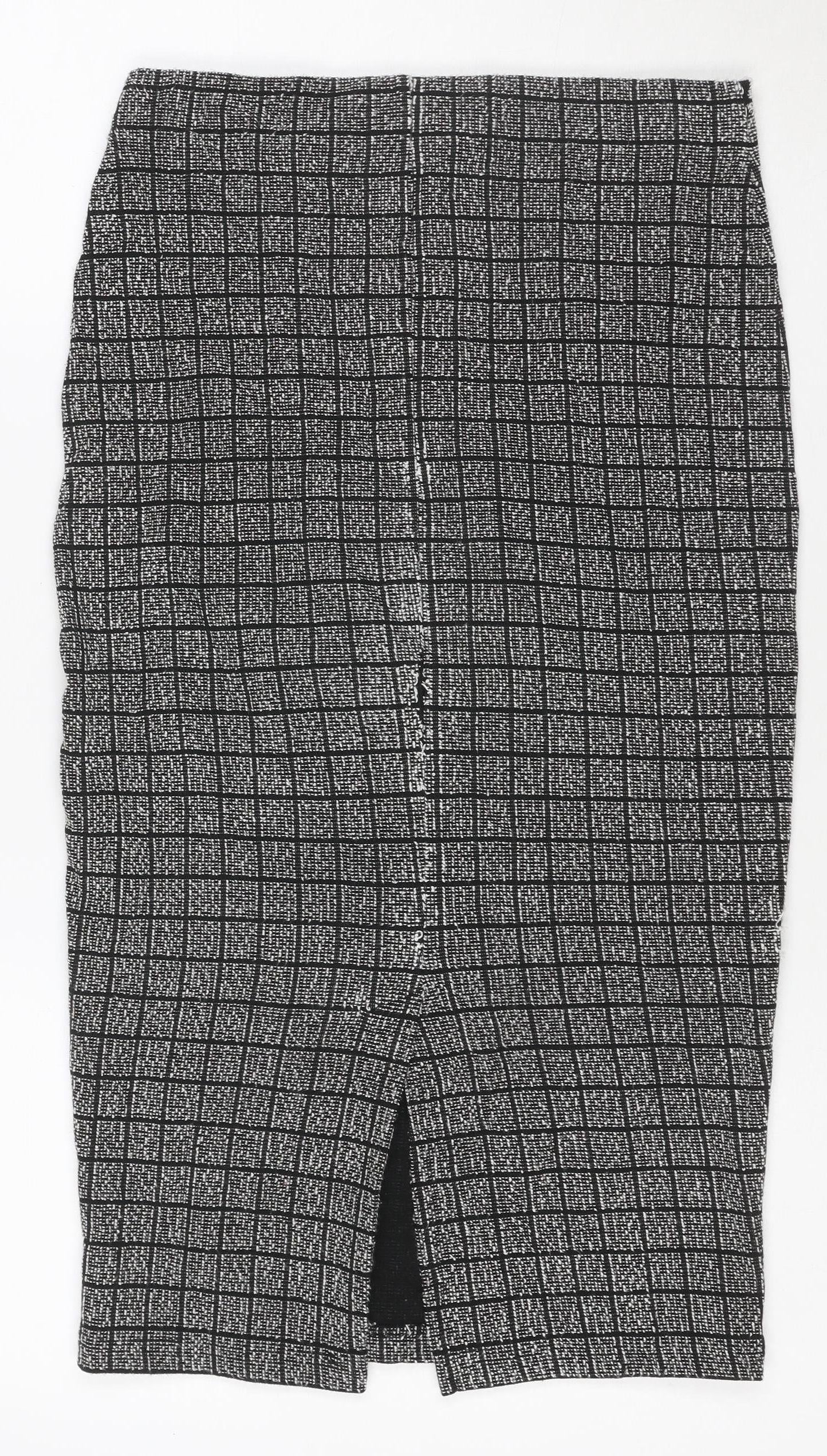Cara & Co London Women's Black Check Sheath Dress Size 10
