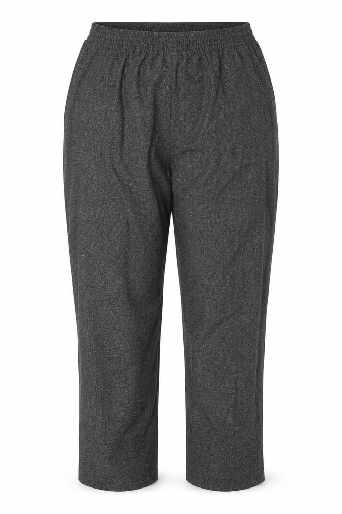 David Nieper Women’s Grey Straight-Leg Trousers Size 18 Stretch Viscose Blend