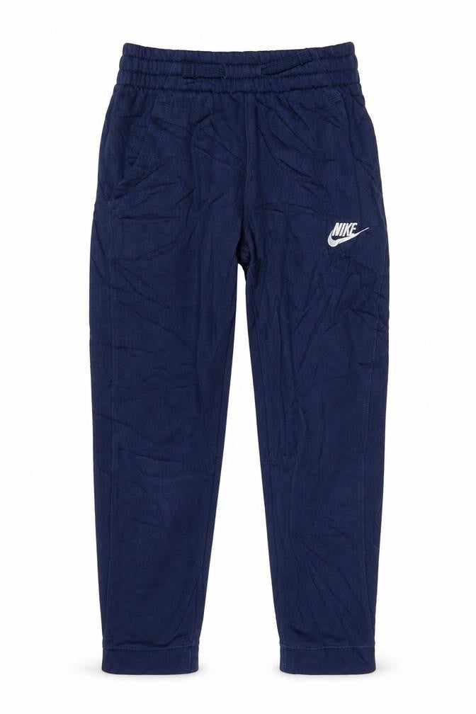 Nike Boys Blue Jogger Sweatpants Small 128-137cm Cotton Blend Activewear