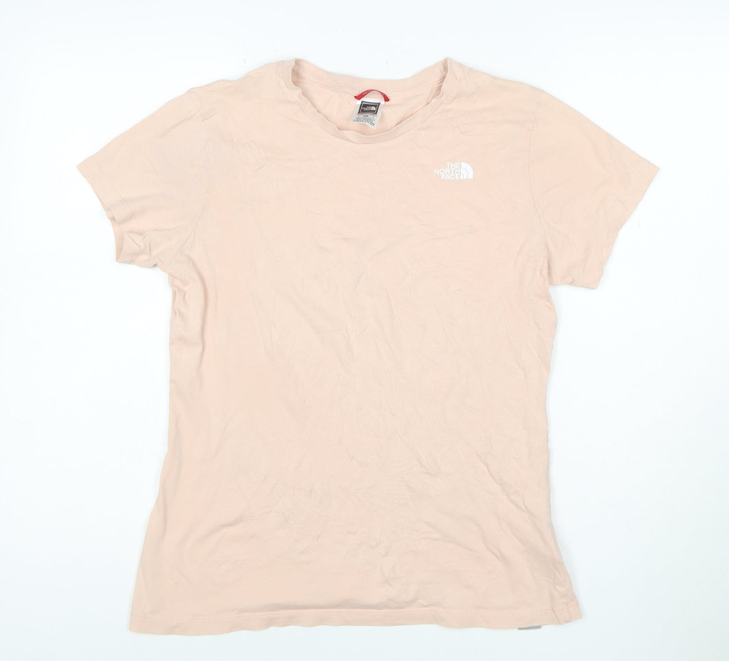 The North Face Womens Beige Cotton Short Sleeve T-Shirt M
