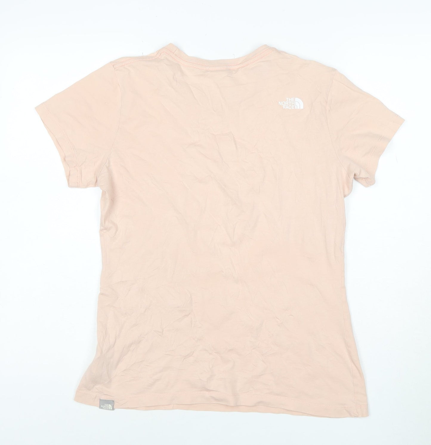 The North Face Womens Beige Cotton Short Sleeve T-Shirt M