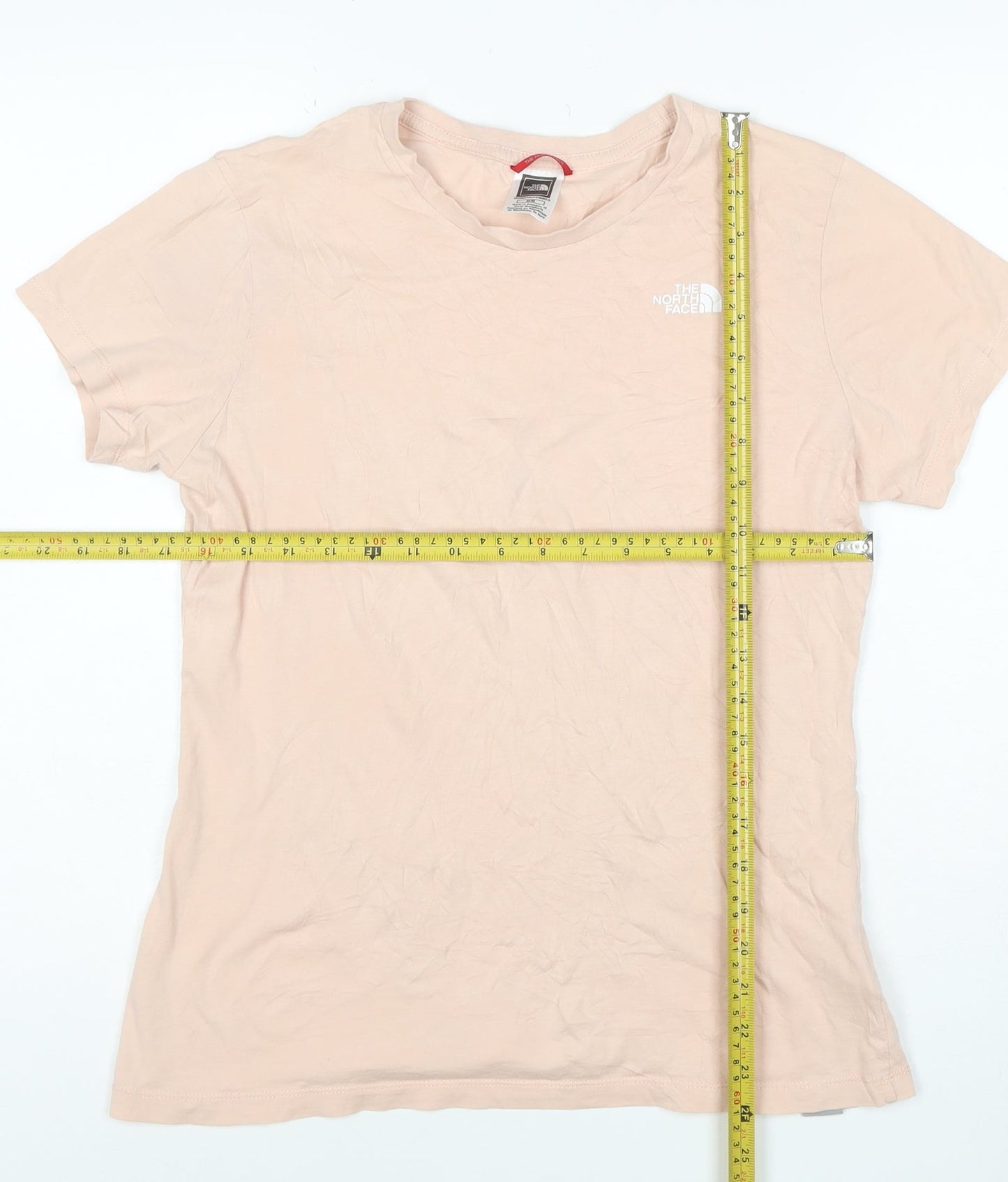 The North Face Womens Beige Cotton Short Sleeve T-Shirt M