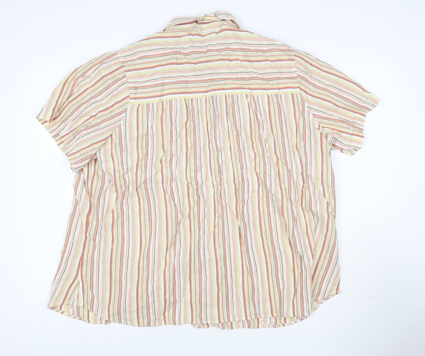 Marks and Spencer Women’s Multicoloured Striped Button-Up Shirt Size 22