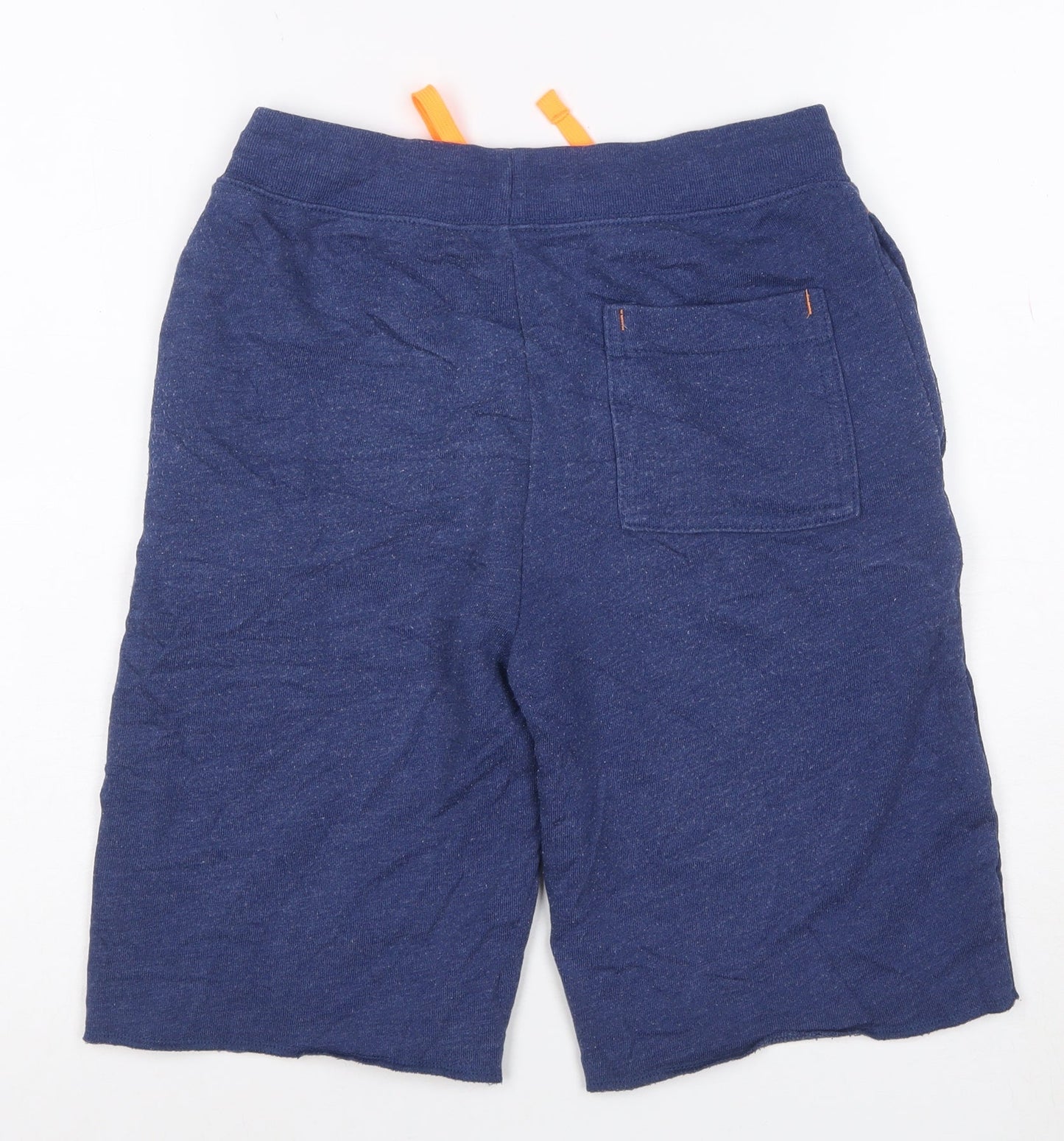 GAP Kids Boys Blue Sweat Shorts 12 Years Regular Fit Cotton Blend