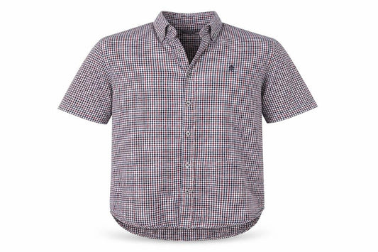 French Connection Men’s Multicoloured Check Button-Up Cotton Shirt XL