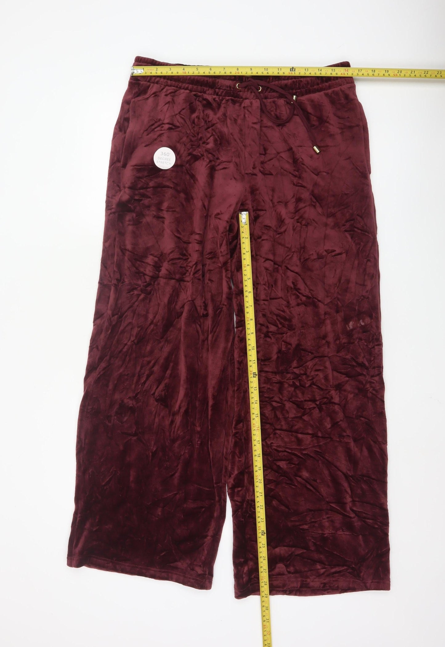 Marks and Spencer Women’s Red Velour Lounge Pants Size 14