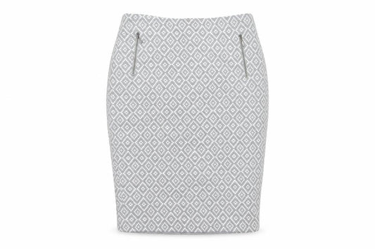 Marks and Spencer Women’s Grey Geometric Pencil Skirt Size 10
