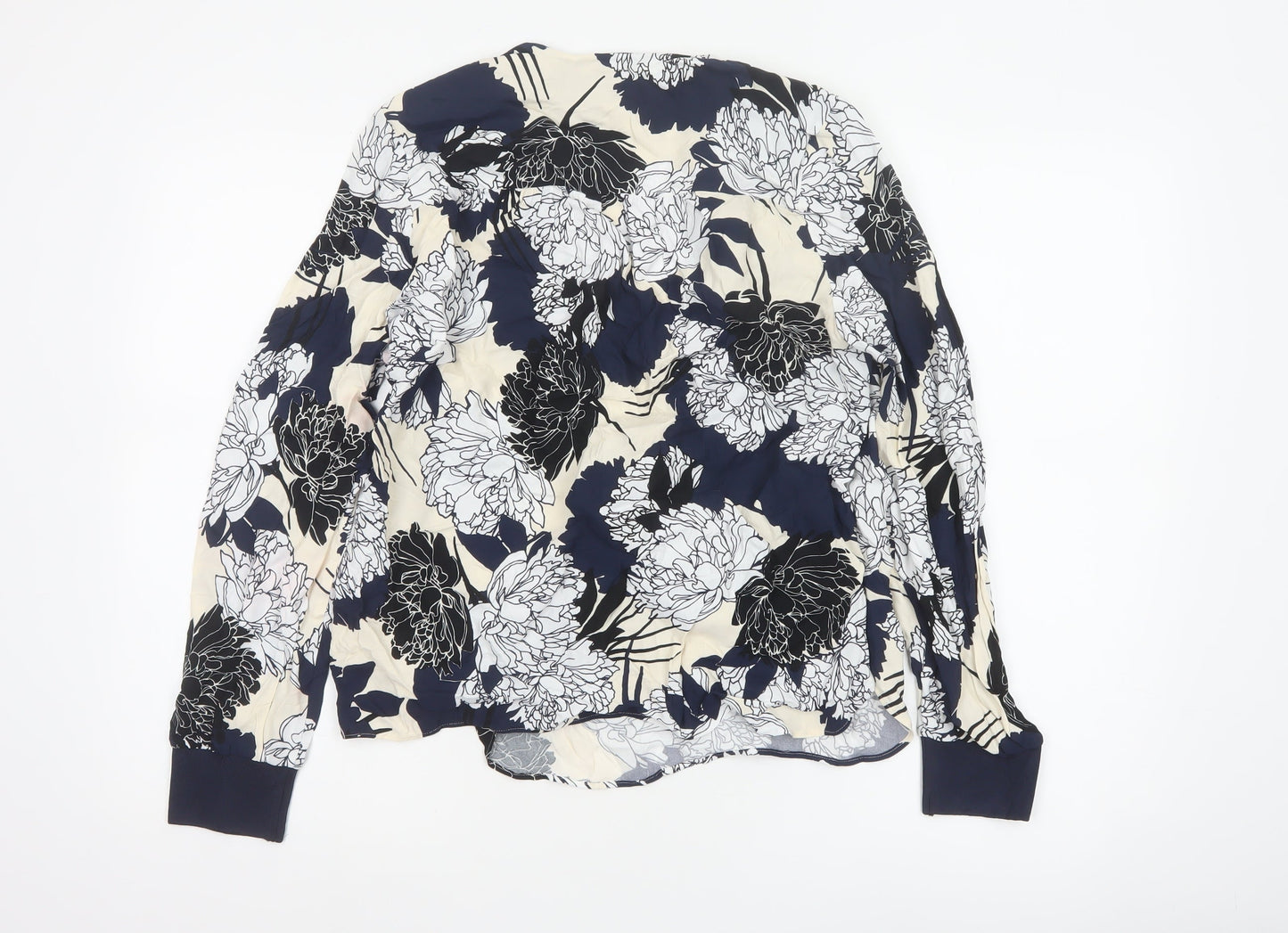 Marks and Spencer Autograph Women's Floral Wrap Blouse Size 8
