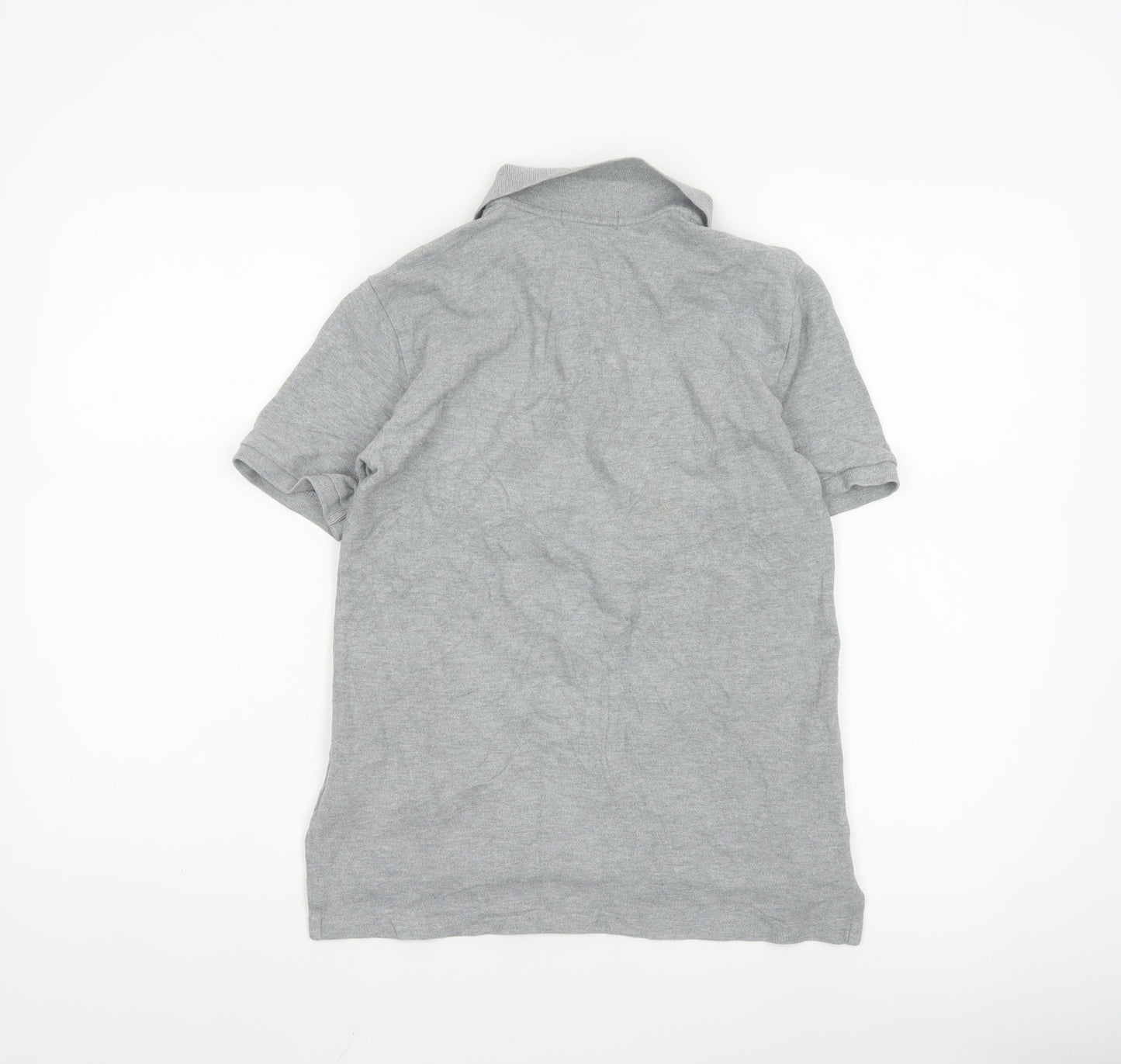 Ralph Lauren Teens Grey Cotton Polo Shirt Size 10-12 Classic Fit