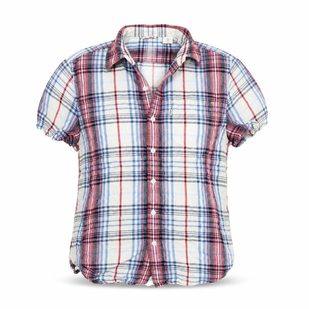 Levi's Womens Multicoloured Plaid Cotton Button-Up Shirt Size S