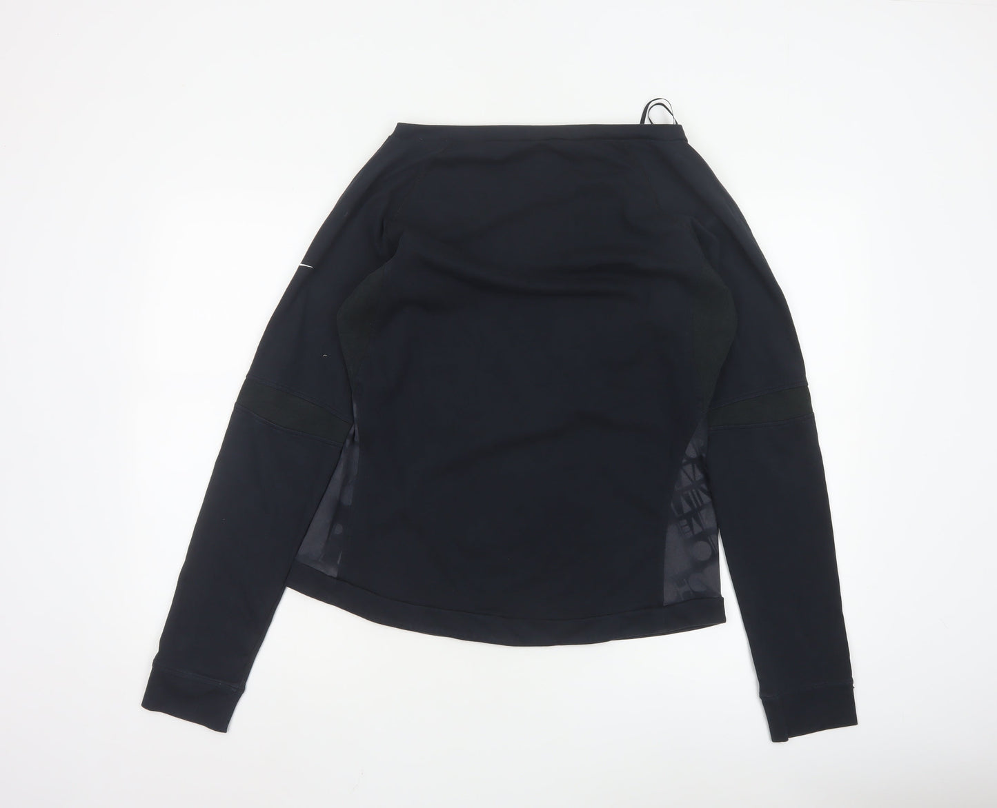 Nike Women Black XL Long Sleeve FitDry Sports Pullover Top