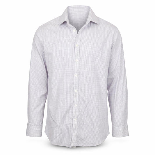 Charles Tyrwhitt Men's Purple Check Non-Iron Extra Slim Fit Shirt 15.5in