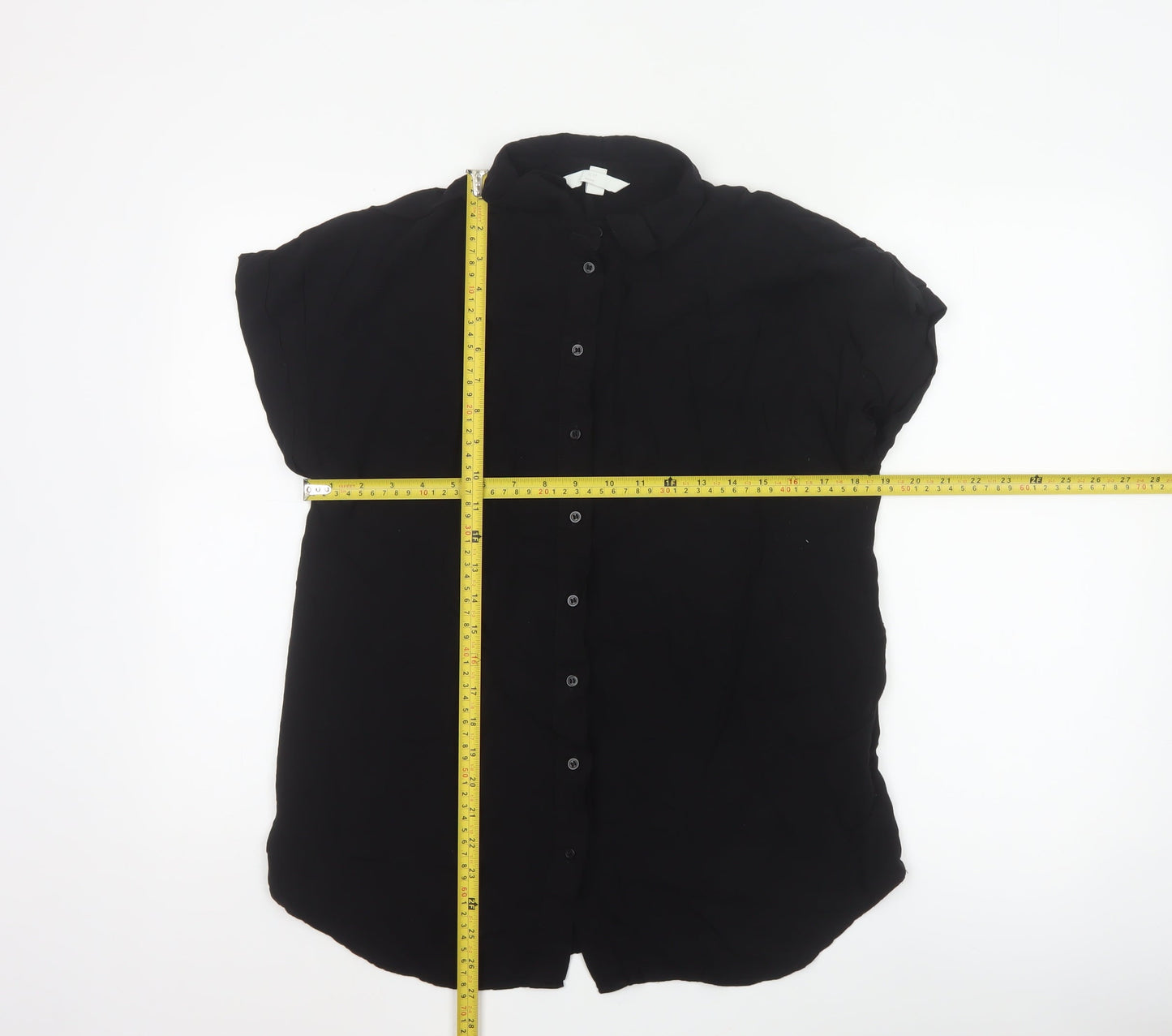H&M Mama Black Button-Up Maternity Shirt Women’s S